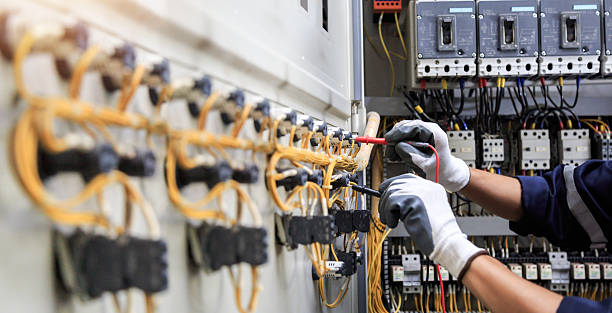 Professional Electrician technician working in Old Tappan, NJ